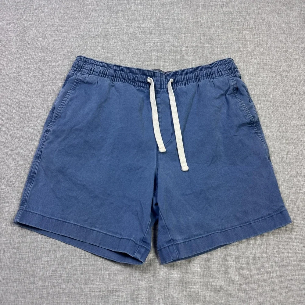 Vineyard Vines Chino Shorts Mens Small Blue Cotton Spandex Drawstring 7